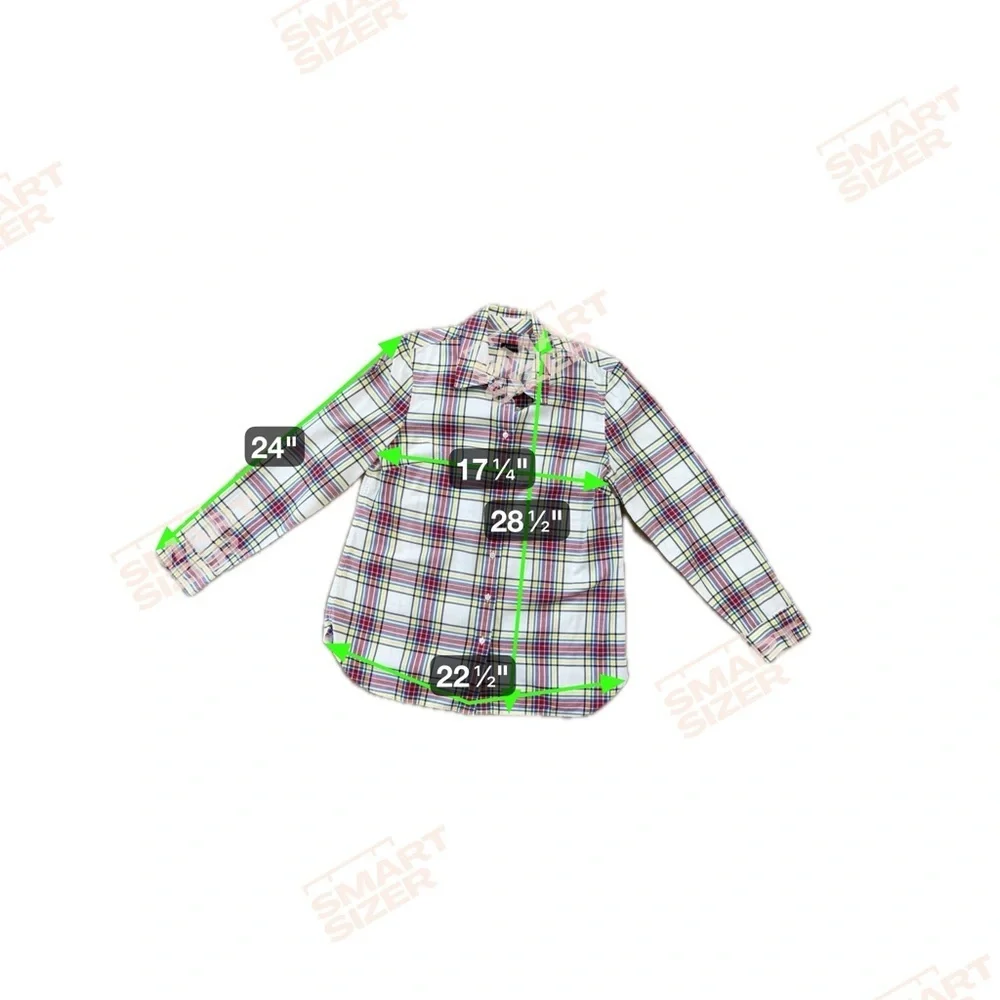 Talbots Plaid Button Down Shirt Size M Multicolor Classic Long Sleeve Top